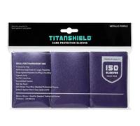 TitanShield Pochettes de cartes de qualité supérieure | Compatible avec Pokemon, One Piece, Lorcana, Flesh & Blood, & Magic The Gathering MTG | (150 pochettes - Standard) (1, violet métallisé