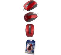 Titanum 3D BARRACUDA TM108R souris optique filaire noir et rouge