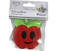 Titanum Craft-Fun Ornement de pomme en feutre - Créez de charmantes décorations et des projets artistiques dans votre maison !