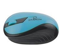 Titanum Rainbow 3D - Souris - optique - 3 boutons - sans fil - 2.4 GHz - récepteur sans fil USB - turquoise