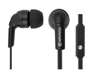 Titanum th109k écouteurs stéréo avec microphone black esperanza th109k - G