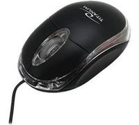 Titanum TM101K 3D - Souris - optique - 3 boutons - filaire - USB - noir