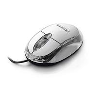 TITANUM XM102W Souris Ambidextre, Optique, USB, 1000 DPI, Transparent, Blanc