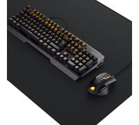 Titanwolf Set clavier, souris et tapis de souris, (Spar-Set, 3 St), Clavier mécanique, souris & tapis de souris XXXL Gaming Bundle