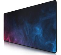 TITANWOLF - Tapis de Souris Gamer fumée colorée 900x400mm - sous-Main Bureau, Table - Taille Large XXL - Base antidérapante - Précision, Vitesse et Confort - pour Tous Types de Souris et Clavier