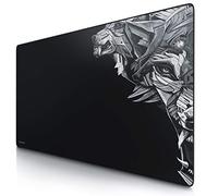 TITANWOLF - Tapis de Souris Gaming XXL 1200x600mm - Tapis de Table Surdimensionné Extra Grand XXXL - pour précision et rapidité - pour Souris et Clavier Roccat Razer Logitech - Noir