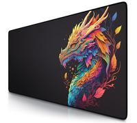TITANWOLF Tapis de Souris Gaming XXL 900x400mm, Mouse Pad Mat, sous-Main Bureau Gamer Extra Large en Tissu, Base antidérapante, Haute précision et Vitesse, pour Souris claviers Roccat Razer Logitech
