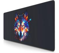 TITANWOLF - Tapis de Souris Gaming XXL 900x400mm, Mouse pad mat, sous-main Bureau Gamer Extra Large en Tissu, Base antidérapante, Haute précision et vitesse, pour souris claviers Roccat Razer Logitech