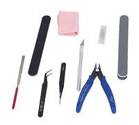 Tite d'outils d'imprimante 3D, Outil de Déburrication 3D Printing, Pinces, Pincements, Fichier, Couteau de Sculpture avec Kit d'outils de Modèle de Boîte de Rangement pour l' 3D et l'artisanat