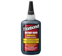 Titebond Instant Bond Adhésif moyen, réparation de maison, travail du bois, artisanat, adhérence au stylo, fissures de la racine des cheveux, noir de jais, 56,7 g 8211