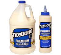 Titebond Premium II Colle à bois résistante aux intempéries 3,8 l + Titebond Wood Glue II 473 ml