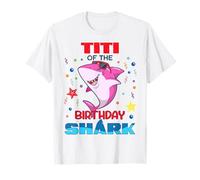 Titi of The Birthday Shark Fête pour Enfants T-Shirt
