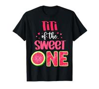 Titi of The Sweet One Fête d'anniversaire de Famille Motif pastèque T-Shirt