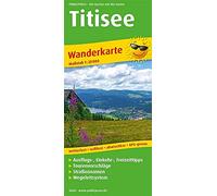 Titisee, hiking map 1:25,000