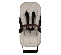TititNins© - Matelas poussette pour Cybex Priam et Mios Platinum 2023 | Rembourrage extra confortable | 100 % coton | Étoile blanche