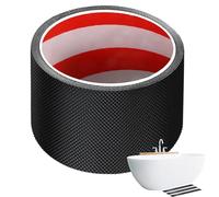 TITLE 2: Rubber Shoe Grip Stickers - Anti Skid Sole Protectors | Wear Resistant Traction Pad Covers, Tailorable Footwear Bottom Guard Adhesive Backed Safety Strips For Bathroom Shower Floors