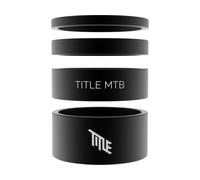 Title MTB Kit d'entretoises pour casque 1 1/8" noir