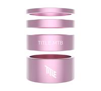 Title MTB Kit d'entretoises pour casque 1 1/8" violet