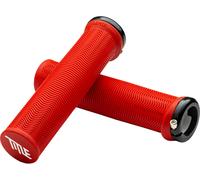Title MTB Poignées de guidon LO1 Lock-On rouge