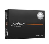 Titleist Pro V1 Lot de 12 balles de golf à alignement amélioré Blanc