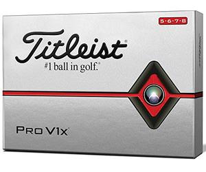 Titleist Pro V1 X High Number Boule de Golf pour Homme Blanc Taille Unique