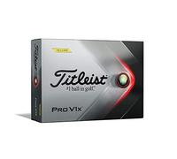 Titleist Pro V1x Lot de 12 balles de golf Jaune (1,2,3,4)