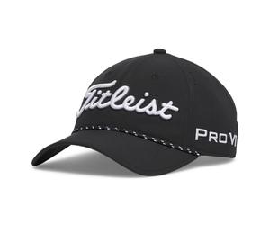 Titleist Tour Breezer Casquette de Golf réglable Noir/Blanc