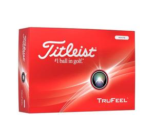 Titleist TruFeel Lot de 12 balles de Golf Blanc