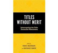 Titles Without Merit Titles Without Merit (Auteur)