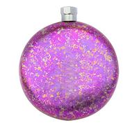 TiTo Titanium Flasque à vin avec bouchon à vis pour randonnée, camping, pique-nique, whisky, vin, thé, saké (Rose)