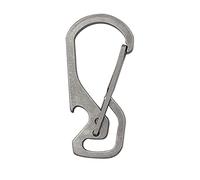 TiTo Titanium Le crochet à clé à dégagement rapide fonctionne avec un porte-clés ensemble léger et super résistant forme ronde et décapsuleur deux types (décapsuleur)