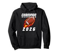 Titre de Champion de la Liga Fan American Football Sport Club Top Sweat à Capuche