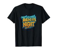Titre de comédie de la douzième Nuit en détresse Shakespeare Play Meme T-Shirt