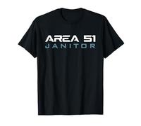 Titre du Poste de Concierge Secret sur la théorie du Complot de Funny Area 51 T-Shirt