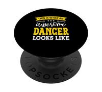 Titre du Poste de Danseur Employé Travailleur drôle Profession PopSockets PopGrip Adhésif