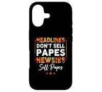 Titres Don't Sell a Papes Newsies Sell Papes Citation Coque pour iPhone 17