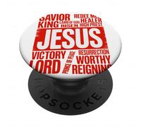 Titres et attributs de Jesus PopSockets PopGrip Adhésif