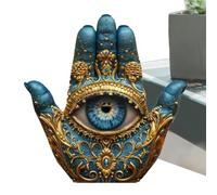 Titres Optimisés Avec Précision Titre 1 Main Maléfique - Figurine De Décoration D'intérieur, Statue De Palmier, Sculpture Mystique Avec Motif Œil Protecteur | Centre De Table Élégant Pour Mantea