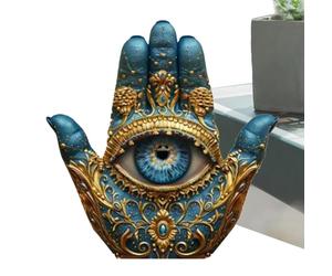 Titres Optimisés Avec Précision Titre 1 Main Maléfique - Figurine De Décoration D'intérieur, Statue De Palmier, Sculpture Mystique Avec Motif Œil Protecteur | Centre De Table Élégant Pour Mantea