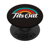 Tits Out avec Rainbow PopSockets PopGrip Adhésif