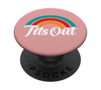 Tits Out avec Rainbow PopSockets PopGrip Adhésif