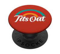 Tits Out avec Rainbow PopSockets PopGrip Adhésif