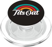 Tits Out avec Rainbow PopSockets PopGrip pour MagSafe