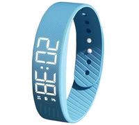 Tits Sleeps Watch du réveil, Bracelet d'alarme de sommeil, vibration silencieuse Wristban de réveil pour les traverses lourdes et les briseurs d'habitude, Montre de rappel intelligent (D)