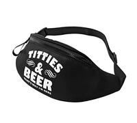 Titties Beer C'est Pourquoi Je suis Ici Sac de Taille Poitrine de Voyage réglable pour Hommes et Femmes Sac de Taille de Course en Plein air
