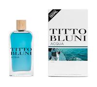 TITTO BLUNI - Acqua Uomo, Eau de Cologne pour homme, 150 ml, Parfum format spray, Eau de toilette naturelle et masculine, Arôme épicé et intense, Parfum attrayant et durable