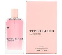TITTO BLUNI - Assoluto Donna, Eau de Cologne pour femme, 150 ml, Parfum format spray, Eau de toilette naturelle et féminine, Arôme floral fruité, Parfum frais et longue durée