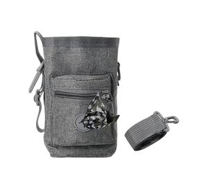 Titulaire de chiot pour la formation, sac de formation de traitement de chien, Récipient de marche de grande capacité Conteneur intégré Distributeur de sacs de , Ceintures