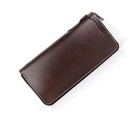 Titulaire de la Carte de Visite en Cuir véritable Hommes Portefeuille en Cuir Portefeuille Longue Pochette Portefeuille Hommes Bourse Porte-Monnaie Homme Portefeuille Porte-Monnaie Porte-Carte (Color