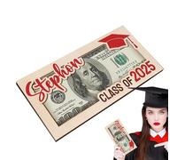 Titulaire de l'argent de remise de diplôme, titulaire de cash, boîte pour cartes de remise de diplôme, accessoires de félicitations pour l'université senior College HIS HISS HISS